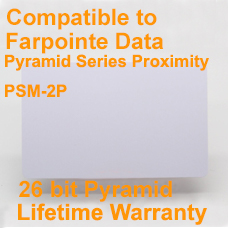 125KHz Proximity PVC Card for Farpointe Pyramid Series Proximity Access Control